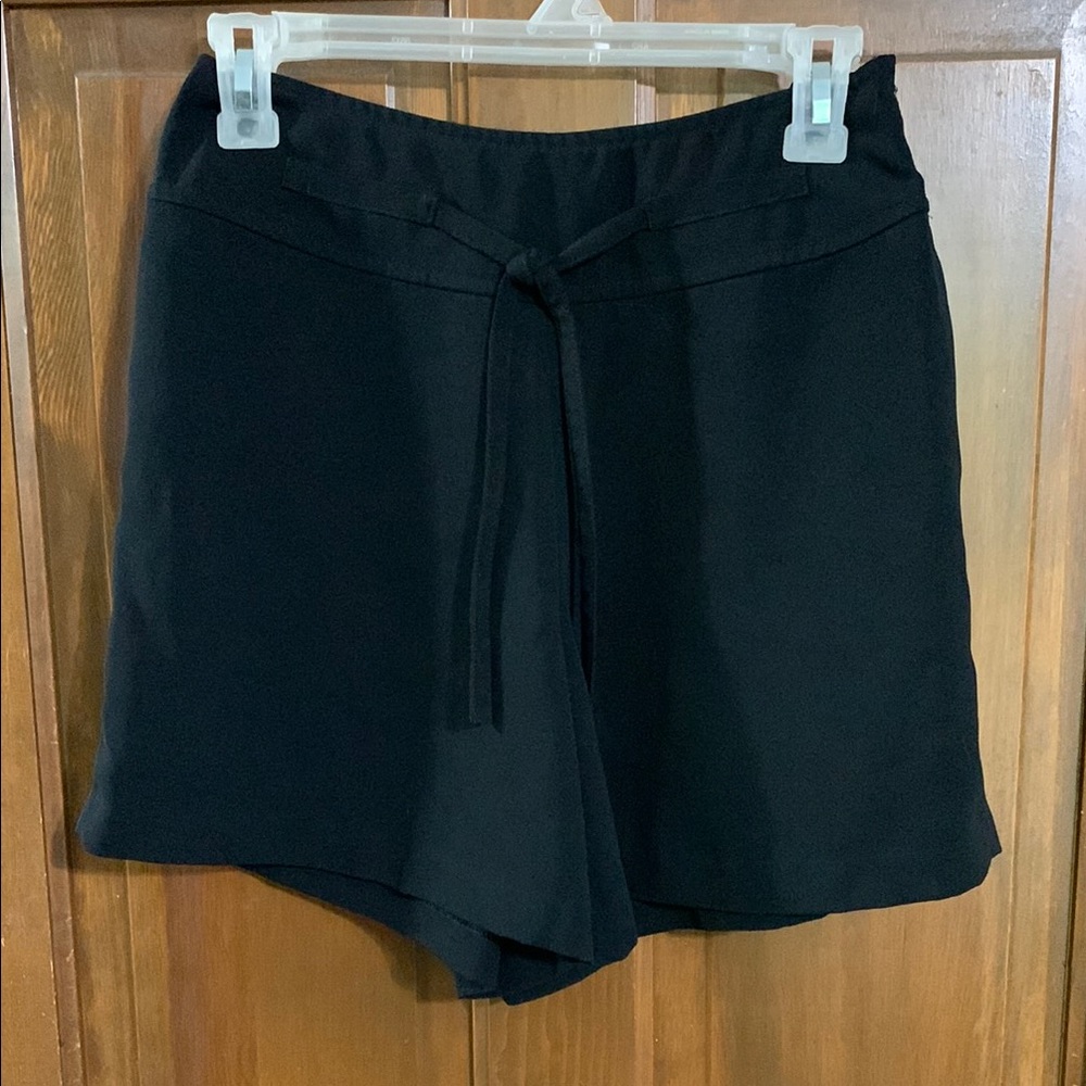 Banana Republic High Waist Black Shorts with Adjustable Comfort
